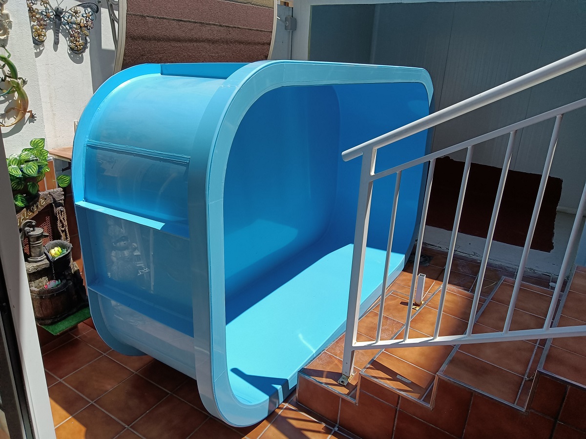 Mini piscina para terrazas